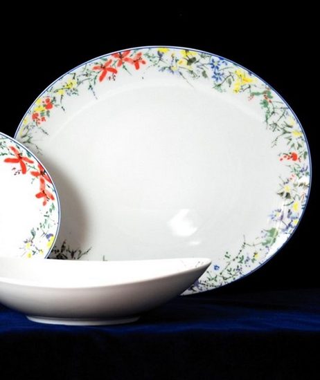 330286: Talíř mělký 30 cm, Thun 1794, karlovarský porcelán, Loos