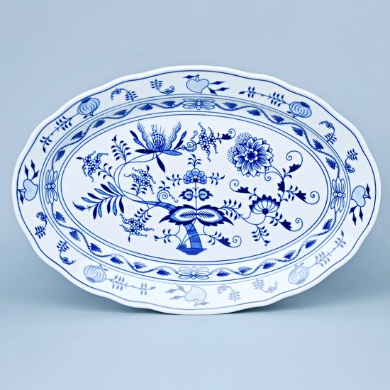 Oval dish 43 cm, Original Blue Onion Pattern