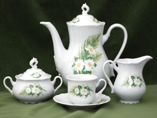 Coffee set for 6 persons, Thun 1794 Carlsbad porcelain, CONSTANCE 80262