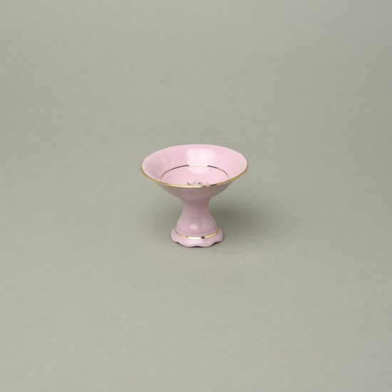 Bowl small on stand 5,3 x 7,3 cm, Leander, rose china