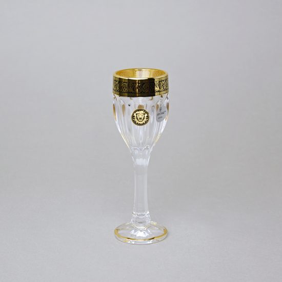 Astra Gold: Liqueur (shot) 50 ml footed, 1 pcs., Safari crystal, Lilit and Leo Golden Black decor