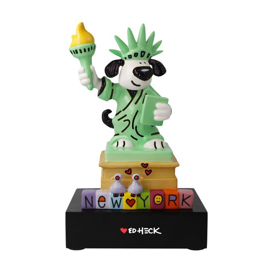 Figurka Liberty Dog 17 / 13 / 26,5 cm, porcelán, Ed Heck Goebel