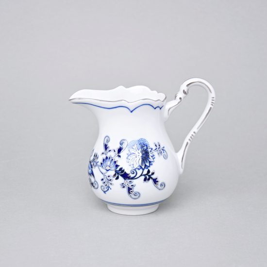 Creamer 250 ml, blue onion pattern + platinum, Cesky porcelan a.s.