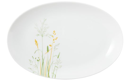 Liberty grass: Platter oval 31,5 x 21, Seltmann porcelain