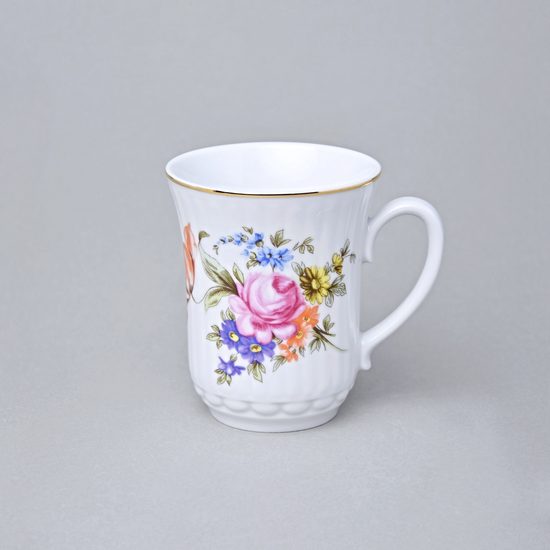 Hrnek Derby 250 ml, míšeňská růže, Český porcelán a.s.