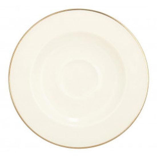 Saucer 17 cm, Saphir Diamant oro 4159, Tettau Porcelain