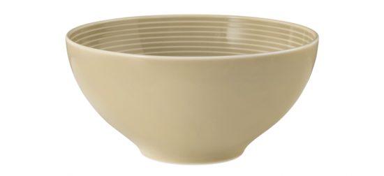 Beat sand-beige color glaze: Bowl 15,5 cm, Seltmann porcelain