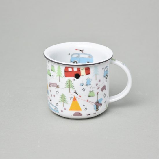 Mug Tina middle 240 ml, Camping, Český porcelán a.s.