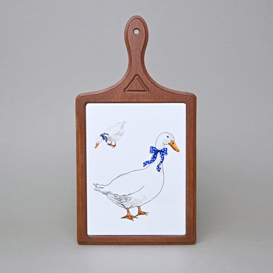 Board decorative wall 31 x 17 cm, Goose