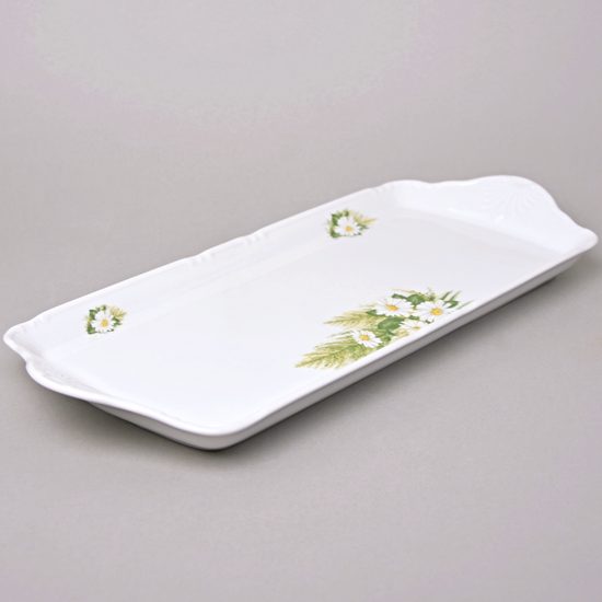 Platter 39 cm, Thun 1794, karlovarský porcelán, CONSTANCE 80262 Daisy