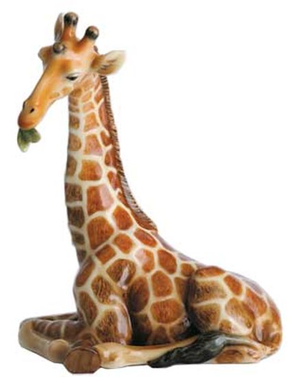 Endless Beauty giraffe design sculptured porcelain mother figurine 18,5 cm, FRANZ Porcelain