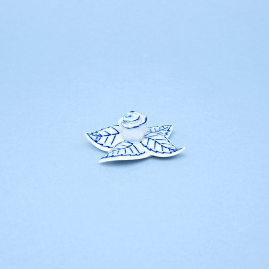 Dekorační růže / růžička ke stolování 7,3 x 3 cm, Cibulák, originální z Dubí