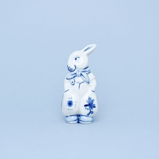 Bunny in pants 11 cm, Original Blue Onion Pattern