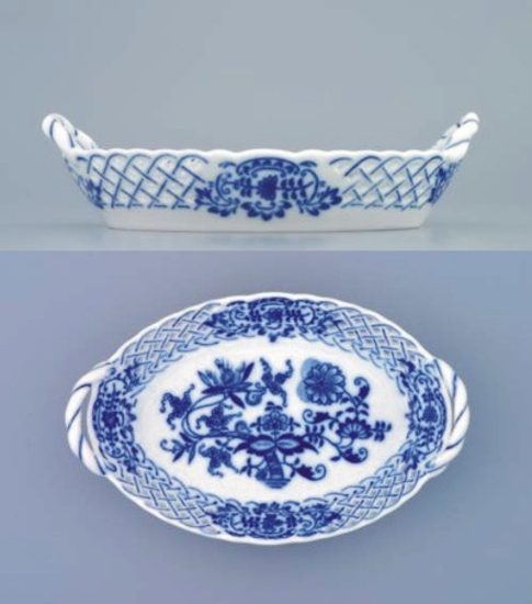 Basket perforated 16,5 cm, Original Blue Onion Pattern