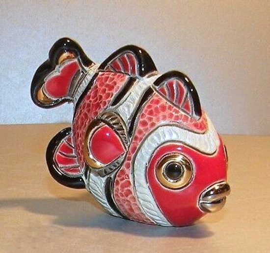 De Rosa - Malá rybka - Klaun, keramická figurka, De Rosa Montevideo