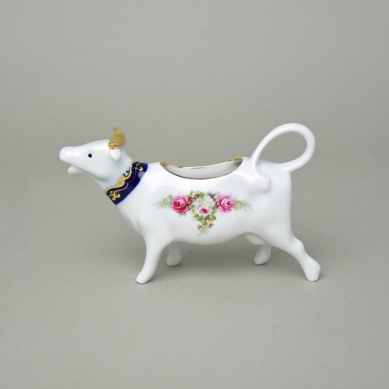 440: Creamer - cow 70 ml, Sonáta, cobalt + roses, Leander Loučky