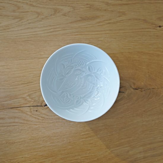 Miska na puding - ptáčci 11,3 cm, Bílý porcelán, Český porcelán a.s.
