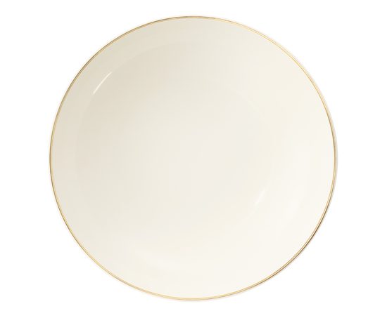 Deep plate 21 cm, Savona fine diamond with gold line, Seltmann porcelain