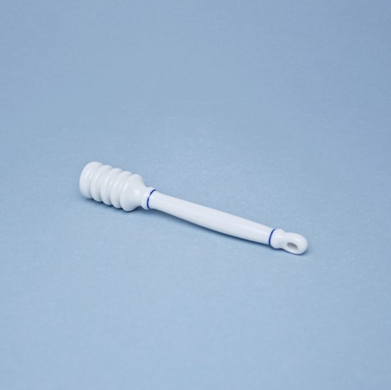 Naběračka na med 14 cm porcelánová, Cibulák, originální z Dubí