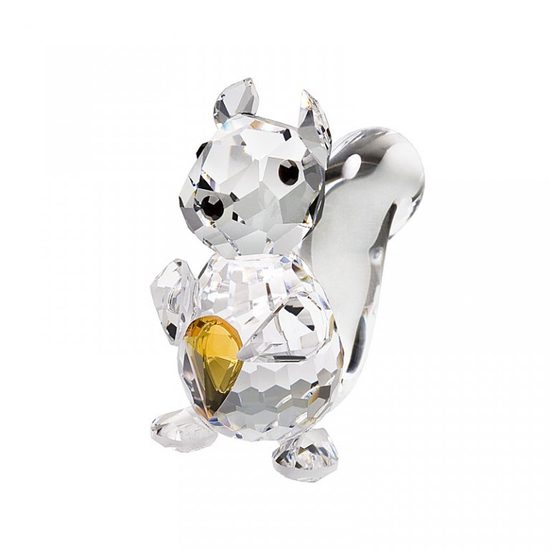 Miniature - squirrel 28 x 28 mm, Crystal Gifts and Decoration PRECIOSA