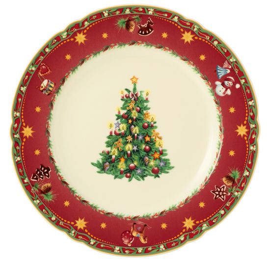 Plate dining 25 cm, Marie-Luise 65007 Christmas nostalgia, Seltmann porcelain