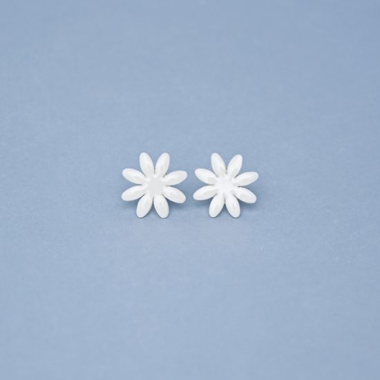 Earings: Daisy 1,7 cm, Porcelain Jewels Studio Mallys