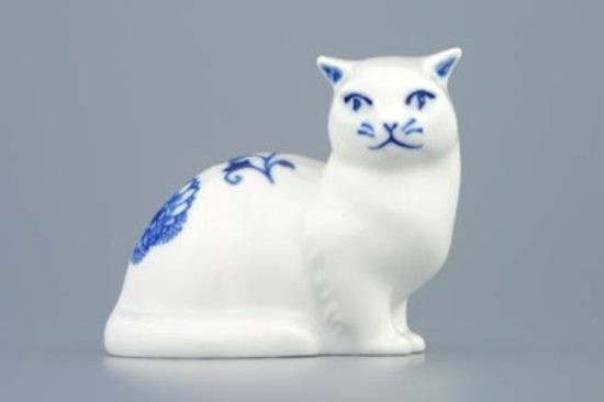 Cat 6,6 cm, Original Blue Onion Pattern