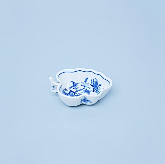 Leaf sugar bowl 10,8 cm, Original Blue Onion Pattern