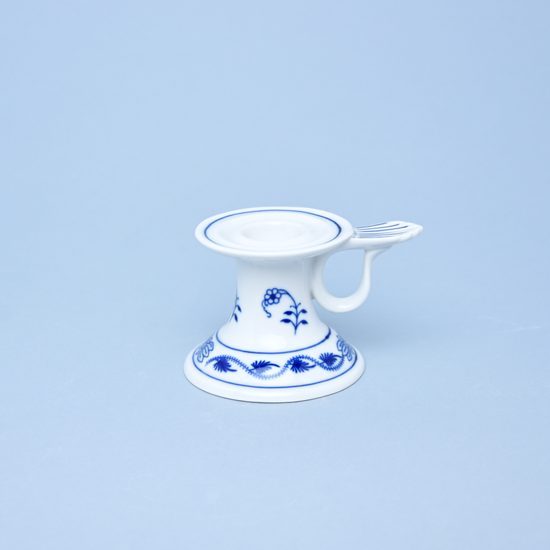 Candle holder with handle 1991 6,5 cm, Original Blue Onion Pattern