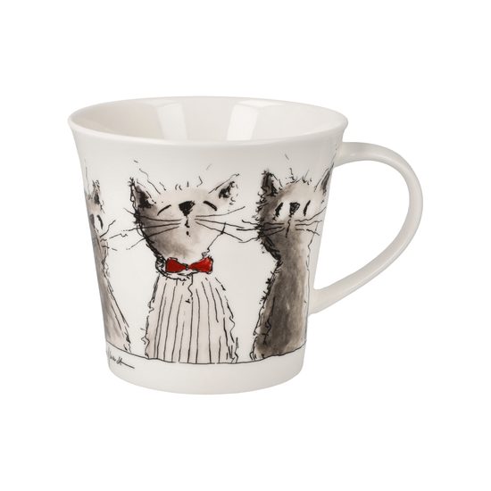 Cup Kitty Crew 350ml, Fine Bone China, P. Schnellhardt, Goebel