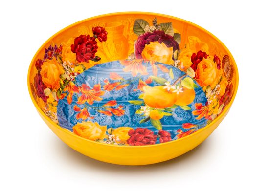 Bowl round 30 x 9 cm, Lamart Foulard