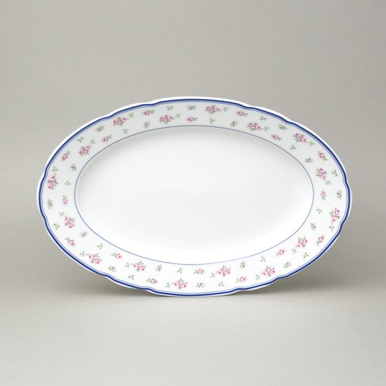Mísa oválná 32 cm, Thun 1794, karlovarský porcelán, ROSE 80283