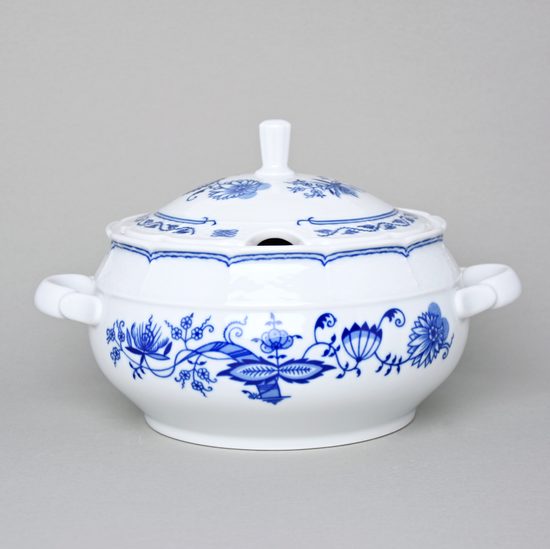 Soup tureen 3,5 l, Thun 1794, Carlsbad Porcelain, NATALIE Onion Pattern