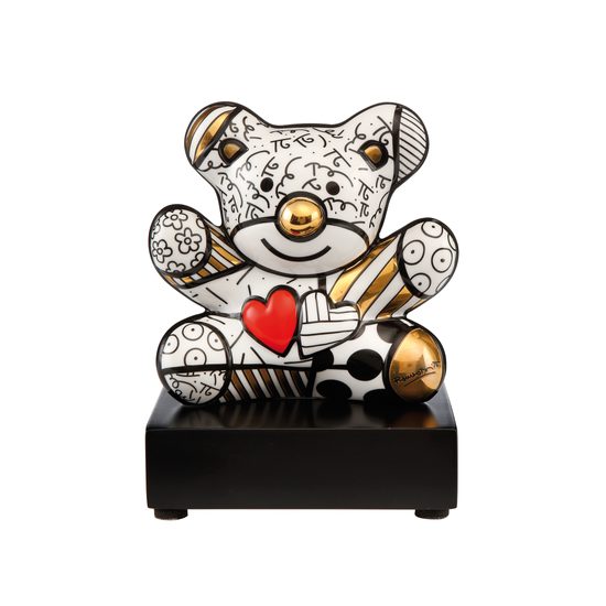 Figurka Golden Truly Yours, 9,5 / 8,5 / 12,5 cm, porcelán, R. Britto, Goebel