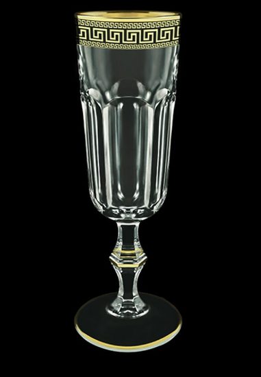 Astra Gold: Champaigne glass 160 ml, 19 cm, Antique Golden Black