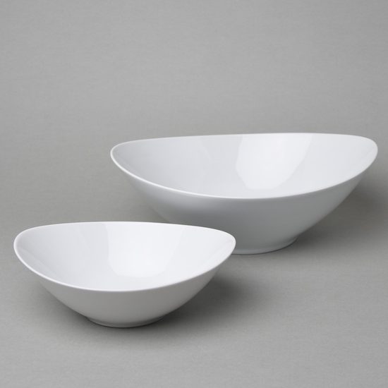 Kompotová souprava pro 6 osob velká, Thun 1794, karlovarský porcelán, Loos nedekor