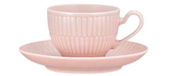 Cup espresso 110 ml + saucer 12 cm, Amina Rose, Seltmann porcelain