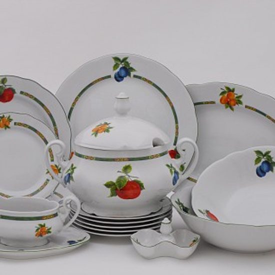 Dining set for 6 persons, Mary-Anne, fruit, Leander 1907