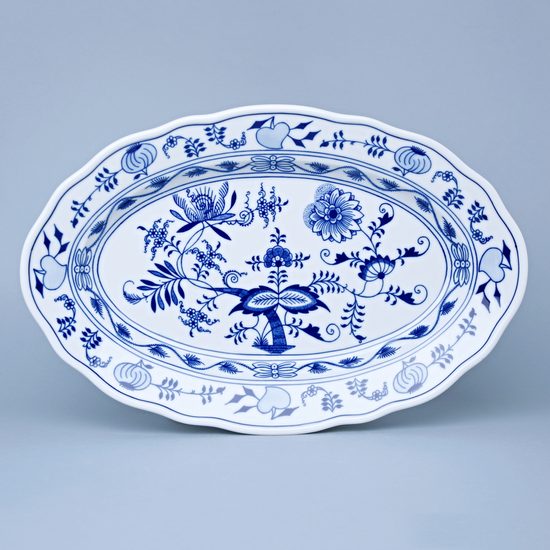 Oval dish 39 cm, Original Blue Onion Pattern