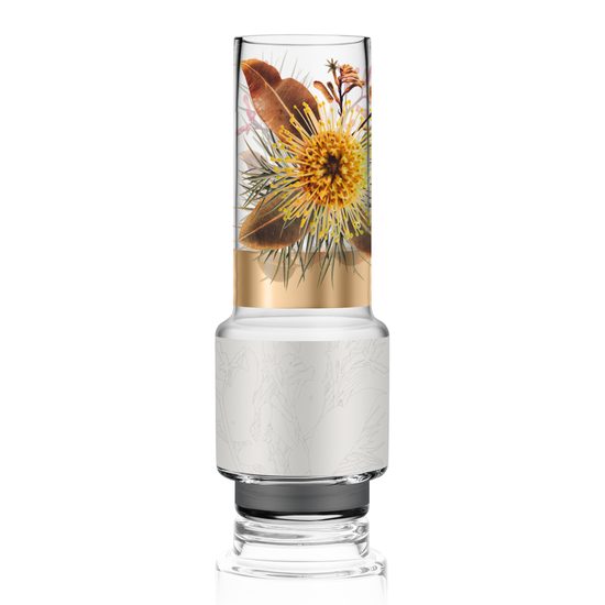 Vase Flory 9 / 9 / 32 cm, glass, Goebel