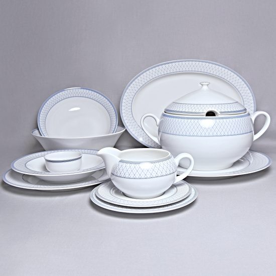 Dining set for 6 pers., Thun 1794 Carlsbad porcelain, Opal 80144