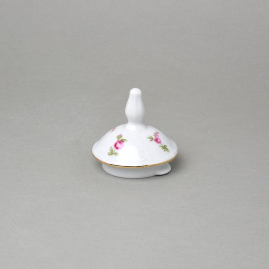 Víčko ke konvi 1,2 l čajové a kávové, Thun 1794, karlovarský porcelán, BERNADOTTE míšeňská růže