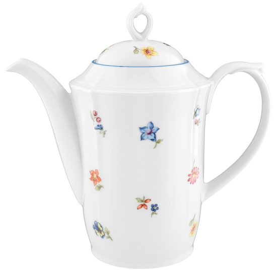 Coffee pot 1,2 l, Sonate 34032 flowers, Seltmann porcelain