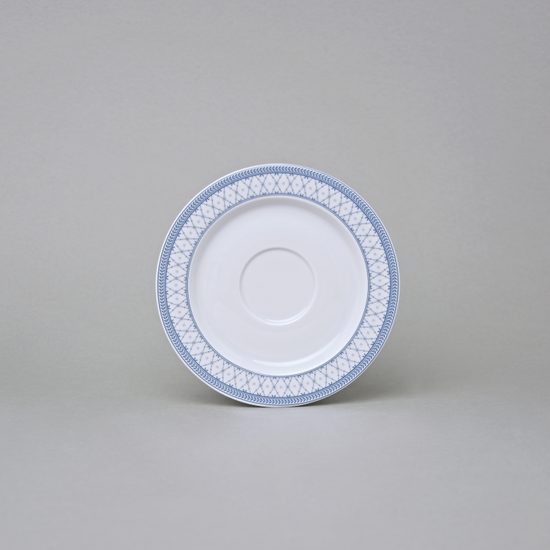 Saucer 13,5 cm, Thun 1794, karlovarský porcelán, OPÁL 80144