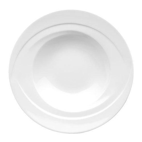 Talíř hluboký 23 cm, Monako UNI bílé, Porcelán Seltmann