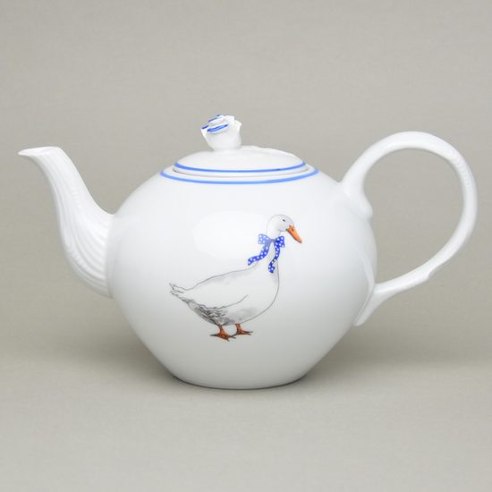 Pot tea 1,2 l, Český porcelán a.s., Goose
