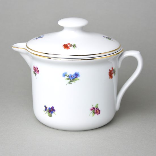 Hrnek vařák s hubičkou velký a víčkem 900 ml, rakouská házenka, Český porcelán a.s.