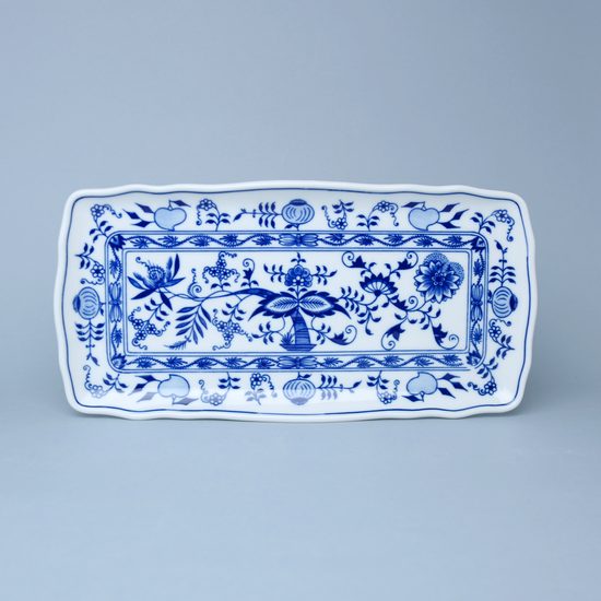Tray square 33 x 16 cm, Original Blue Onion Pattern