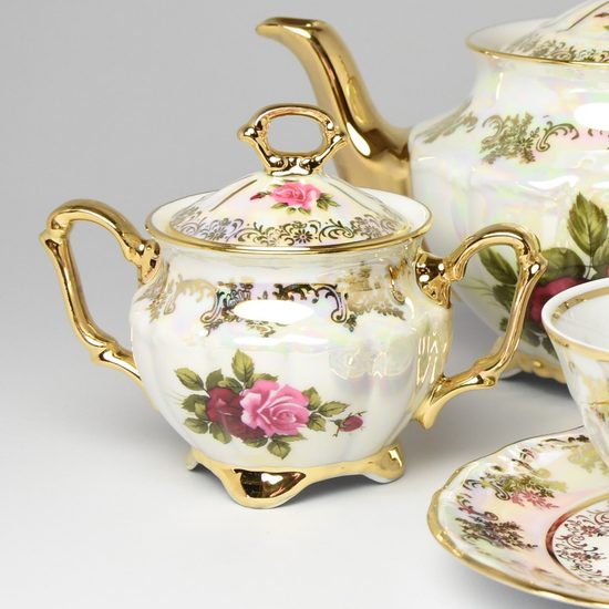 Cukřenka Marie Teresa 200 ml, Cecily, porcelán Royal Czech