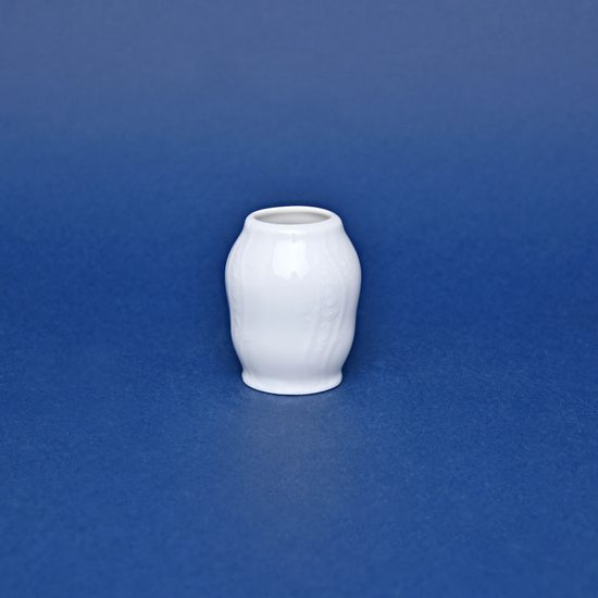 Toothpicks box, Thun 1794 Carlsbad porcelain, BERNADOTTE white